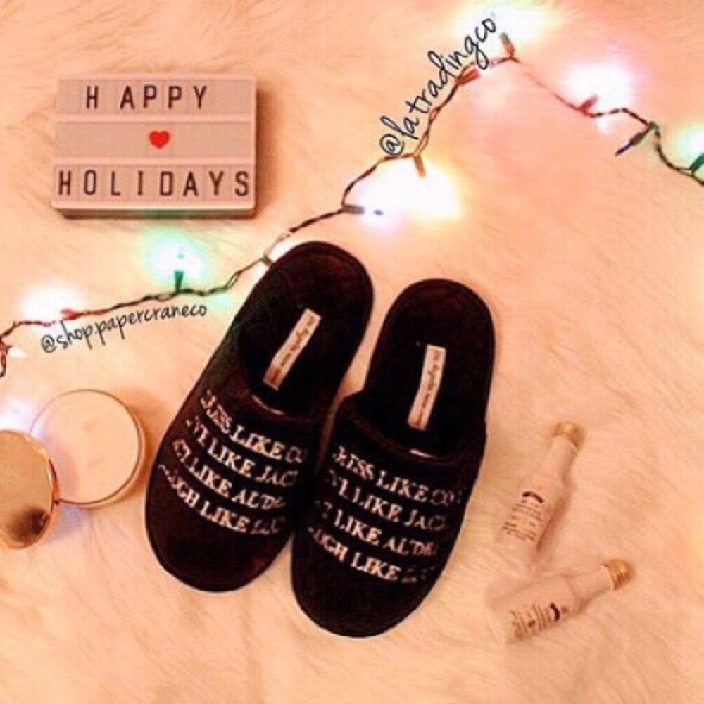 BNWT LA Trading Co Dress Like Coco Slippers